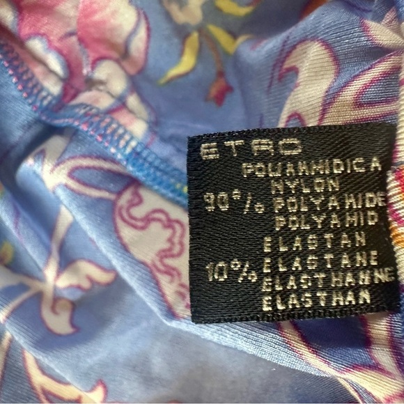 Etro Milano Floral Drawstring Shorts Size Large Excellent Condition! - Picture 9 of 10